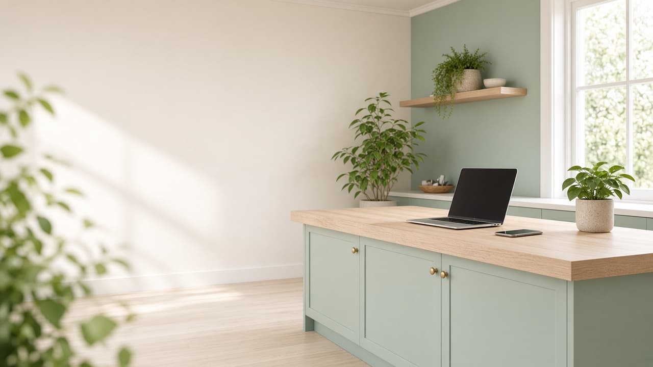 Bright store counter